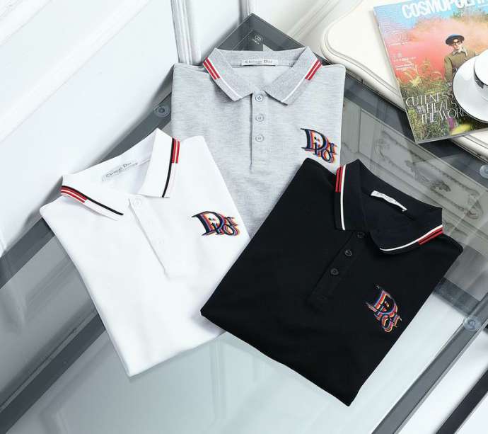 Dior Polo Shirt Short _SKUDiorM-3XL908120056